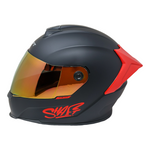 Casco Integral Shaft 502 Negro con Rojo