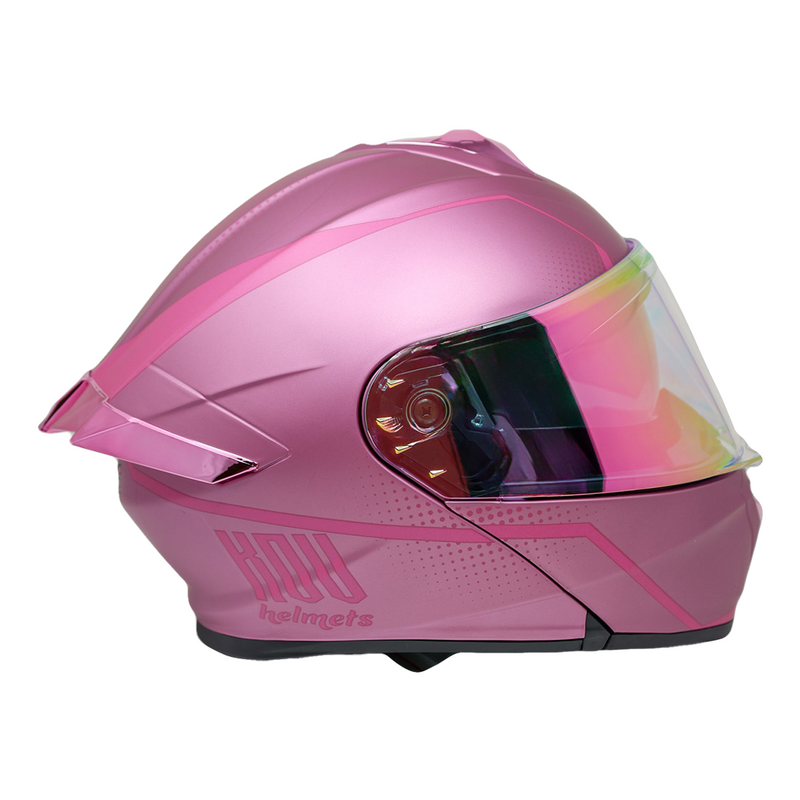 Casco Abatible Kov Thunder Waves Rosa