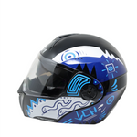 Casco ICH 311 EX Mexa Negro Azul