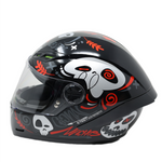 Casco ICH 501 Viva Mexico Negro Rojo