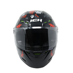 Casco ICH 501 Viva Mexico Negro Rojo