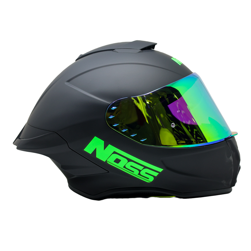 Casco Integral Noss 801 Negro/Verde