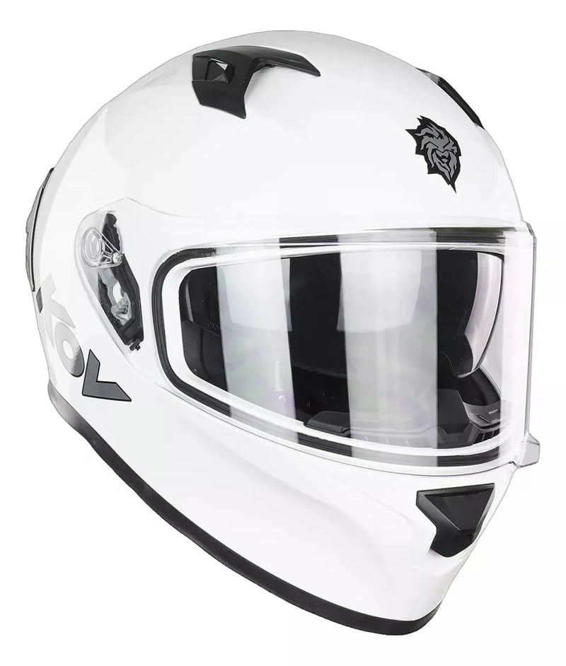 Casco Integarl Kov Pixel Blanco