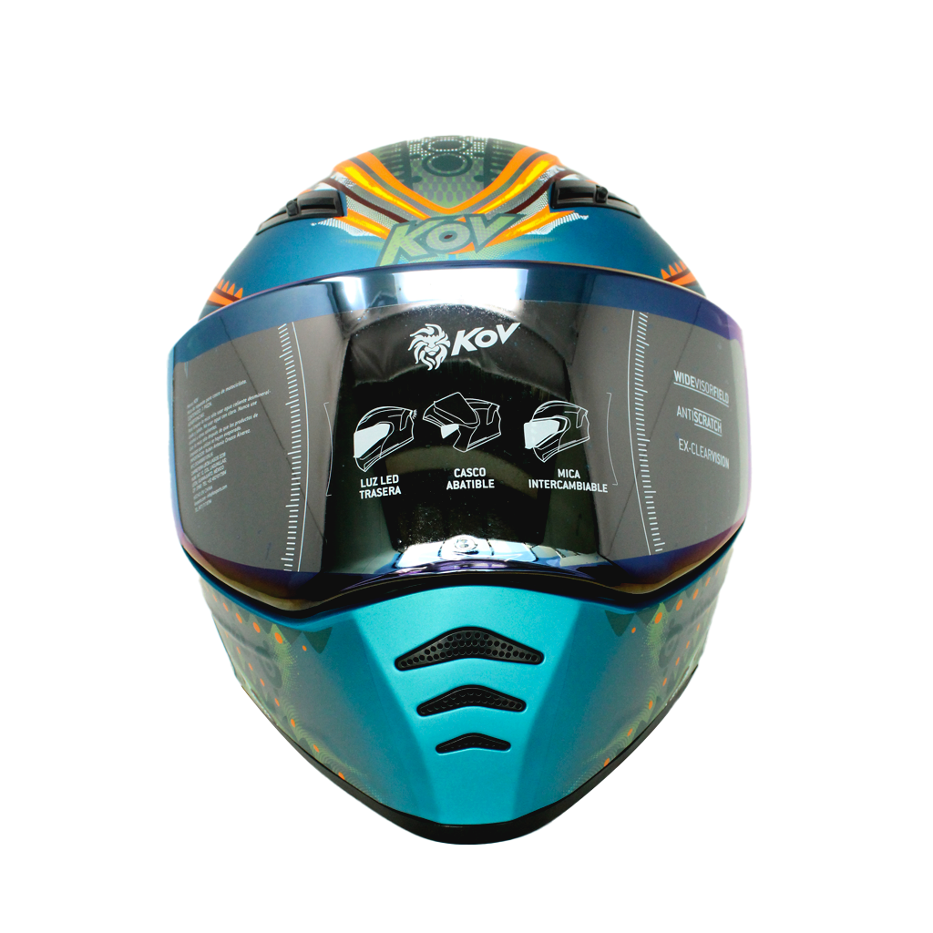 Casco discount kov azul